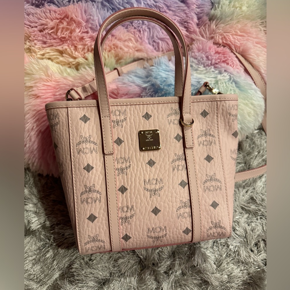 MCM Pink Visetos bag